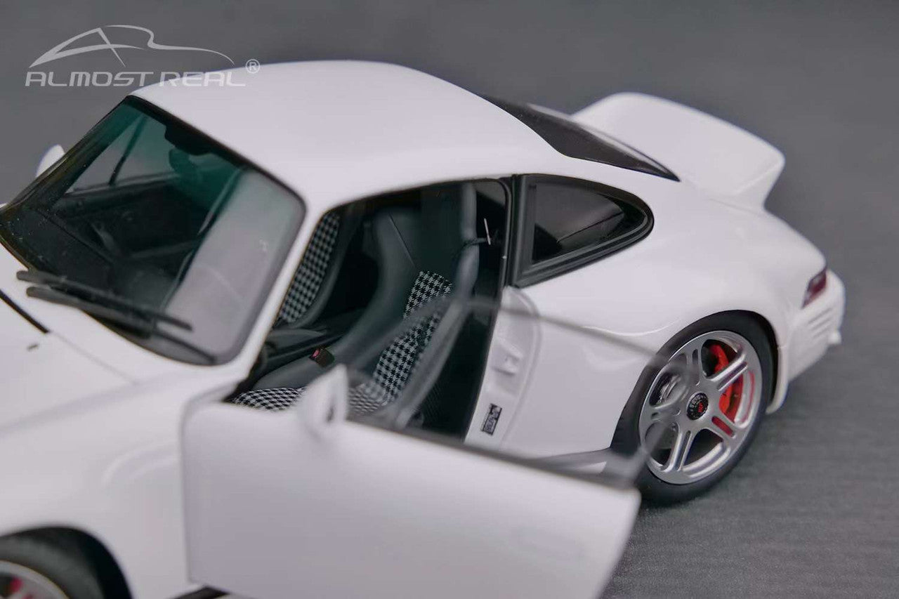 Almost-Real 2018 Porsche 911 RUF SCR Coupe White 1:18