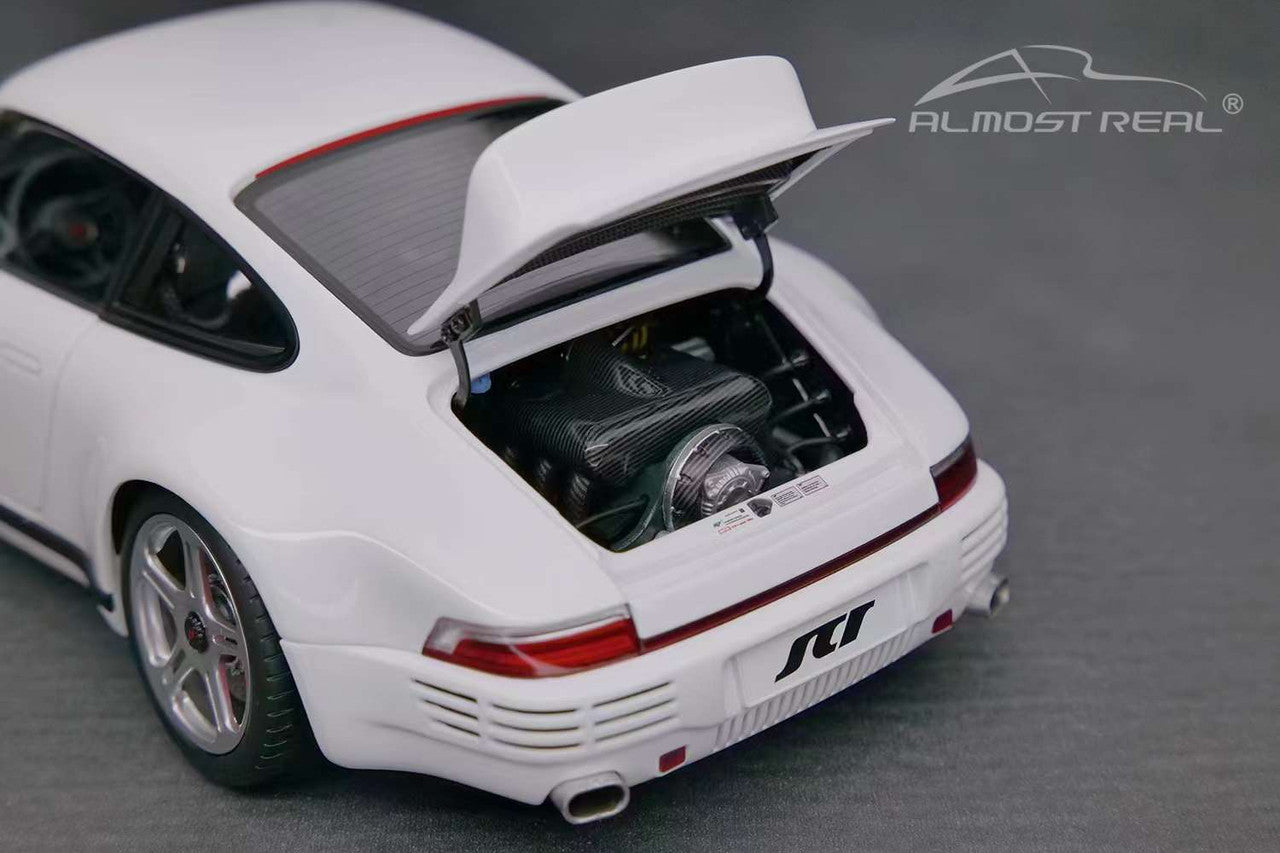 Almost-Real 2018 Porsche 911 RUF SCR Coupe White 1:18