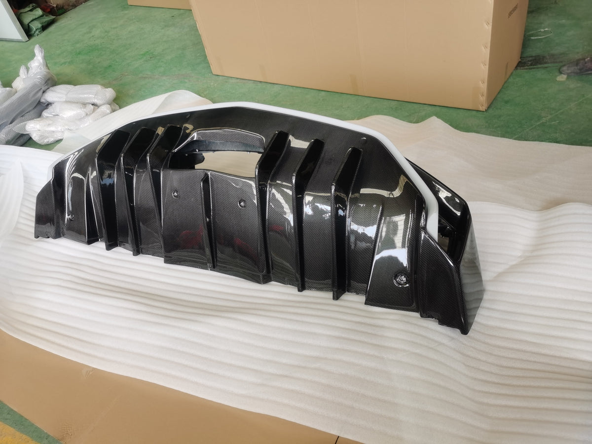 Bull Boost Performance SV Style Semi Carbon Fiber Rear Bumper for Lamborghini Aventador LP700...