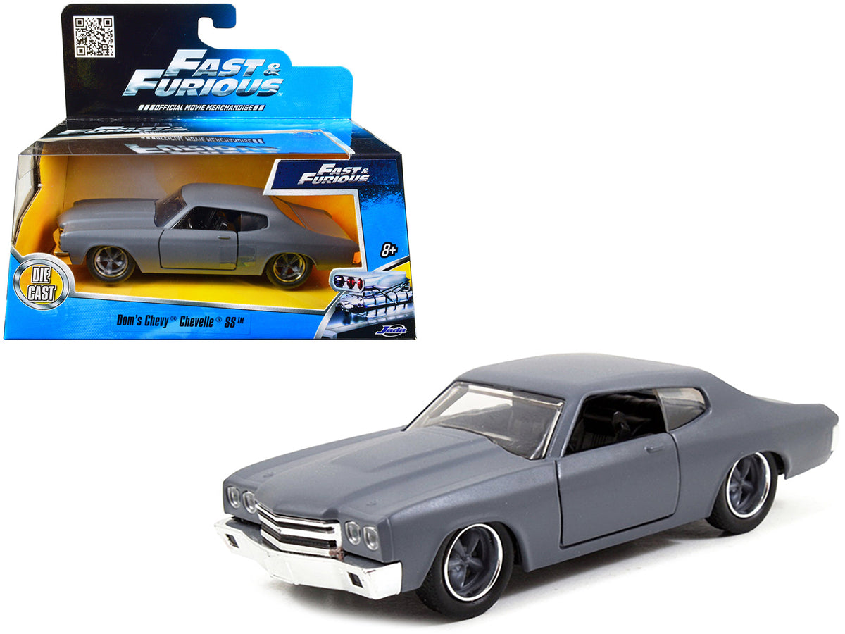 Rapid Vehicles Dom's Chevrolet Chevelle SS Primer Grey "Fast & Furious" Movie 1/32 Diecast Model...