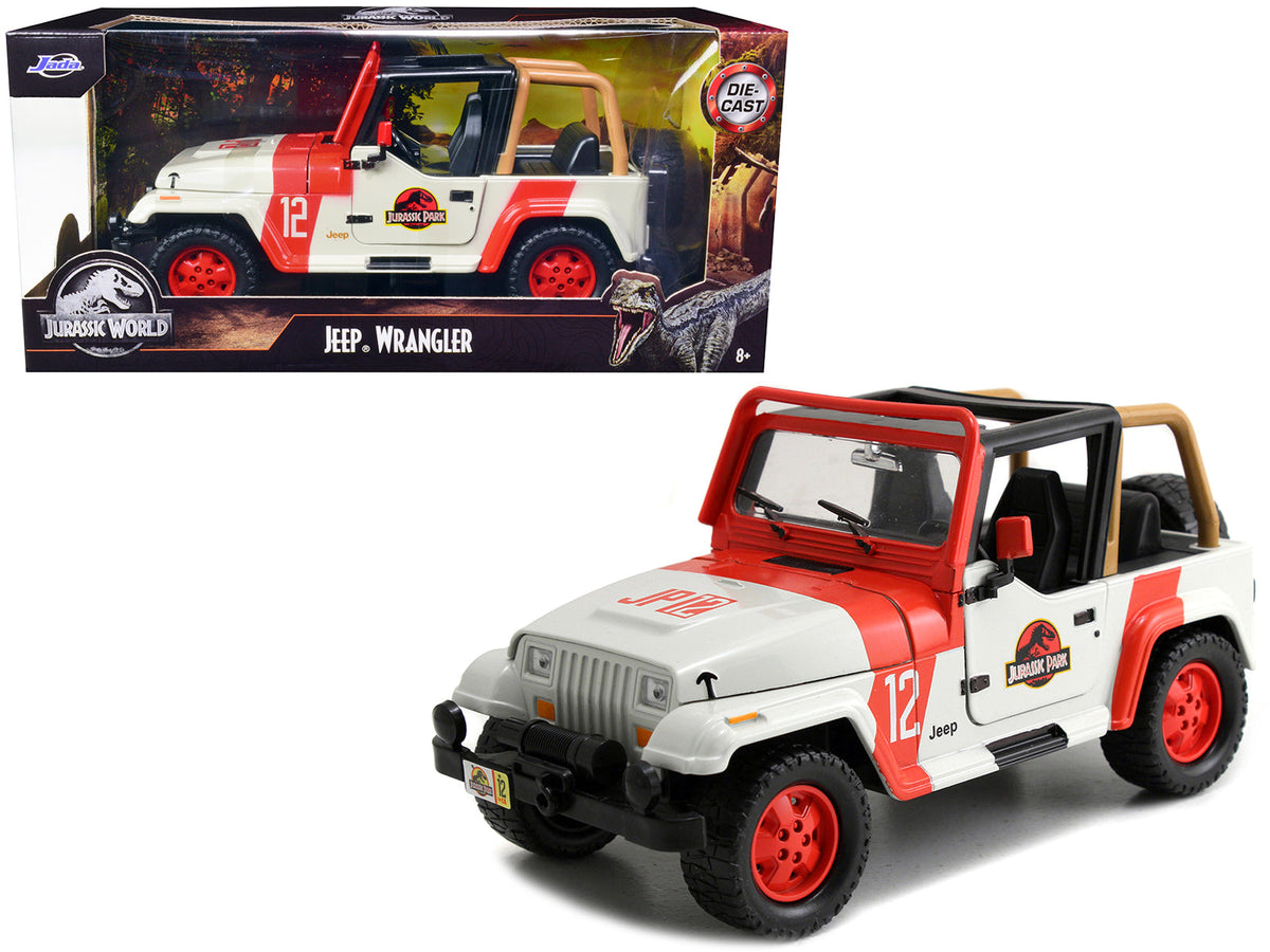Rapid Vehicles 1992 Jeep Wrangler Jurassic World Movie 1/24 Diecast Model Car by Jada  free...