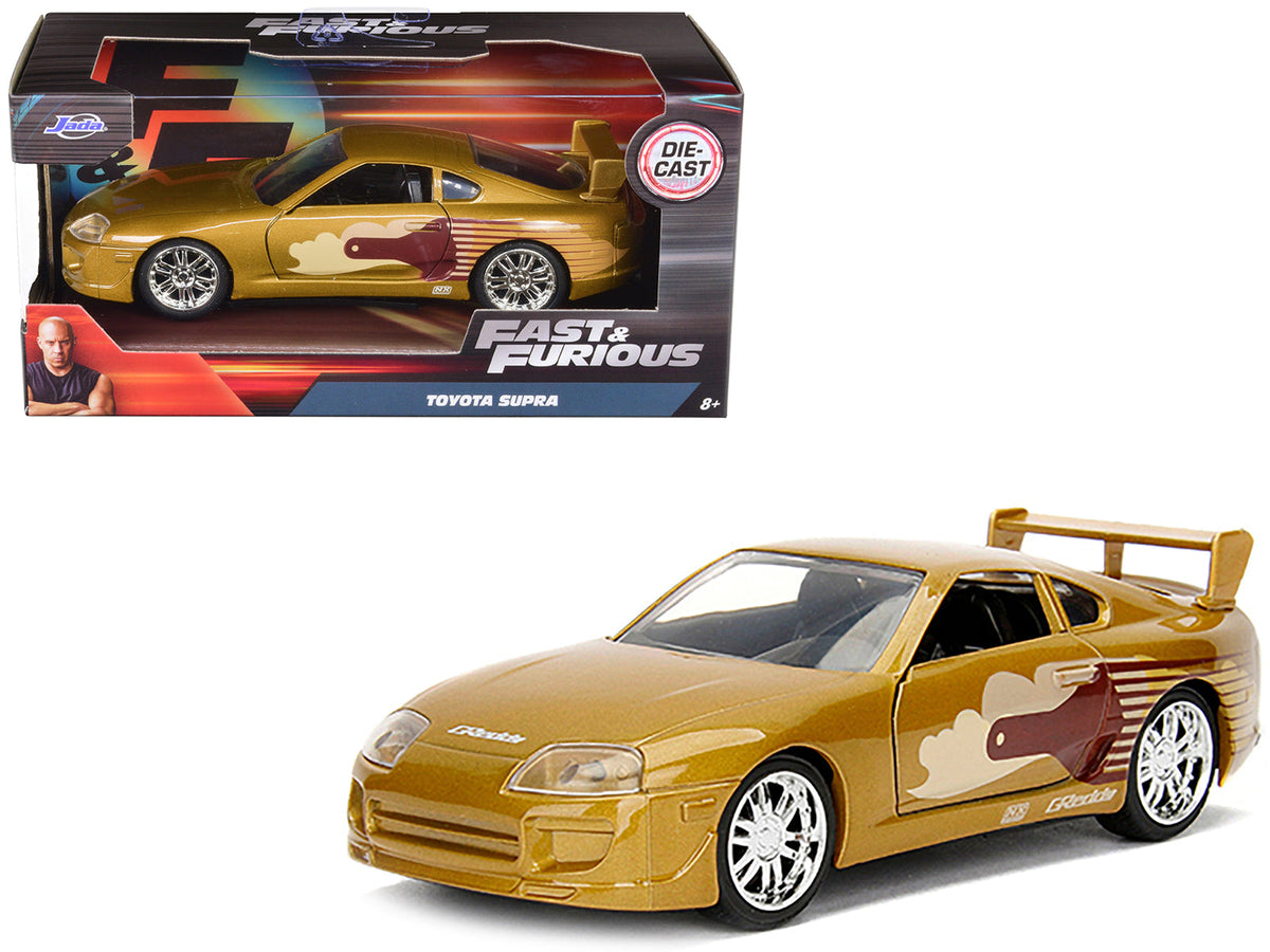 Rapid Vehicles Slap Jack's Toyota Supra Gold "Fast & Furious" Movie 1/32 Diecast Model Car by...