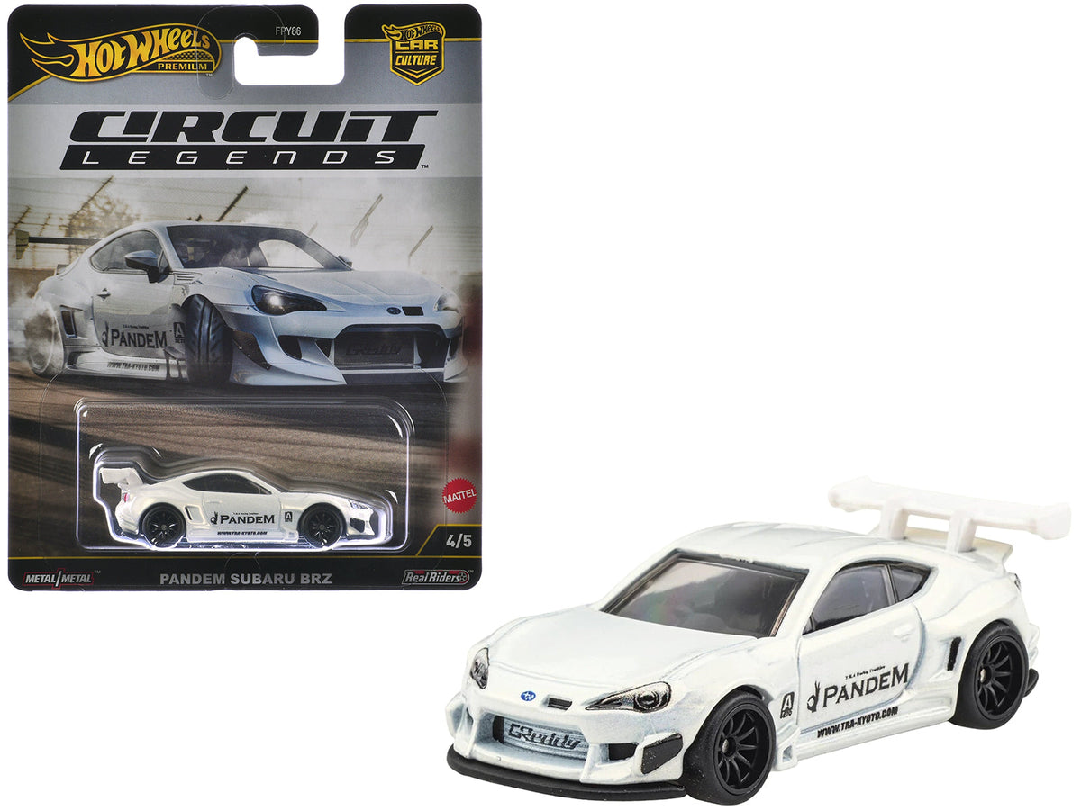 Rapid Vehicles Subaru BRZ Pandem RHD (Right Hand Drive) White Metallic "Circuit Legends" Series...