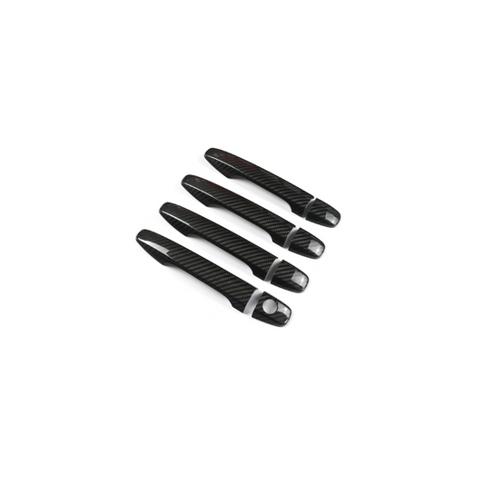 JDMuscle [15-21 WRX/STI] Pre-preg Carbon Fiber Door Handle Covers*Special Order*