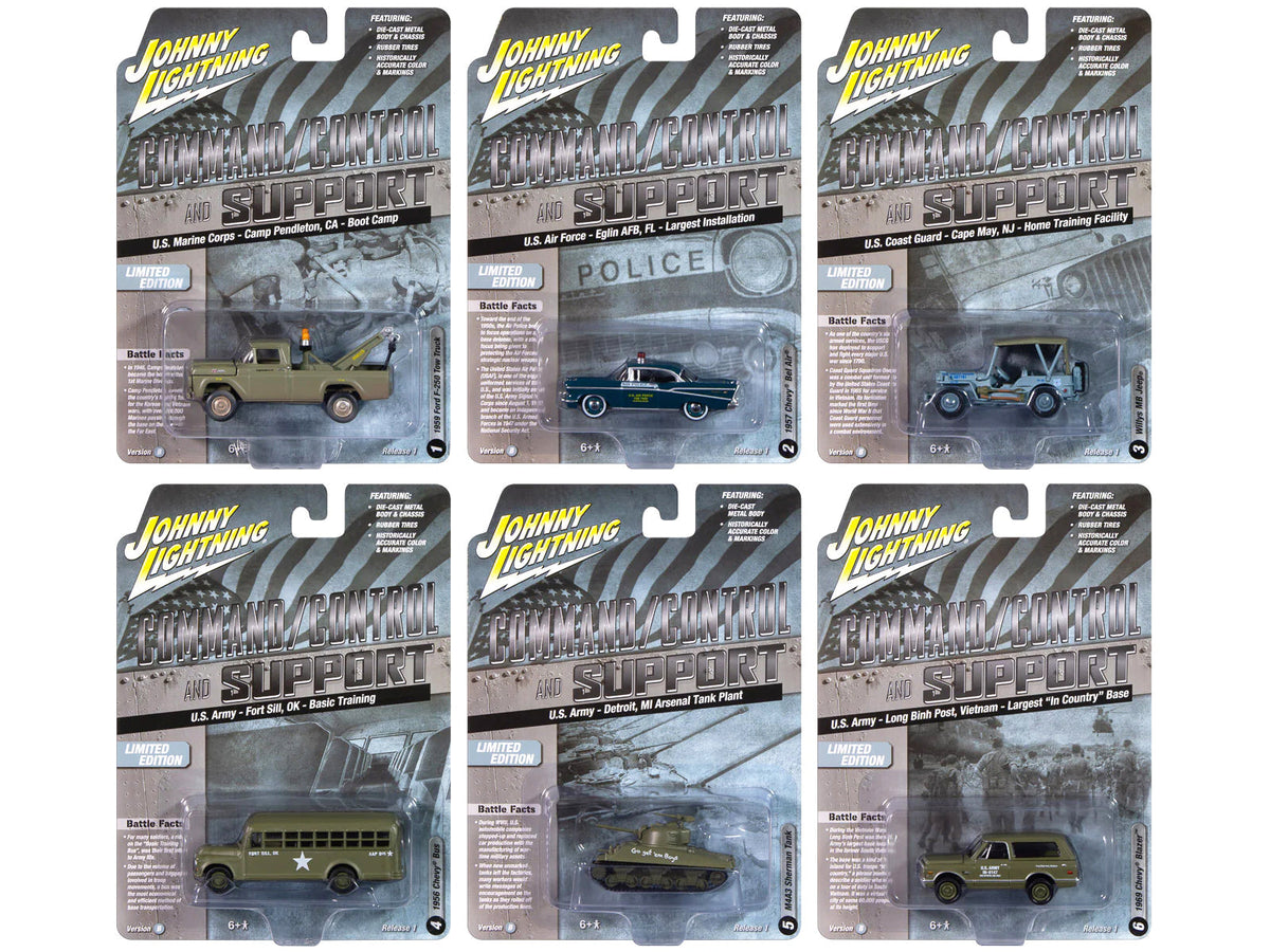Rapid Vehicles "Military" Set B of 6 pieces 2024 Release 2 Limited Edition Diecast Models by...