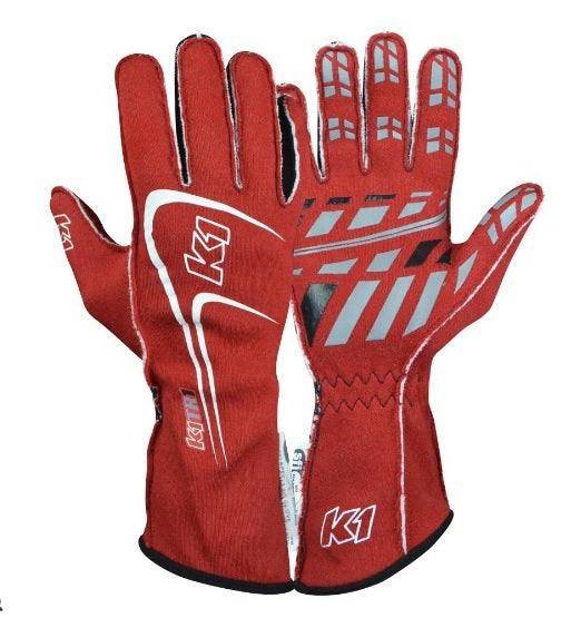 Glove Track1 Red Large SFI 5 - 23TR1RL