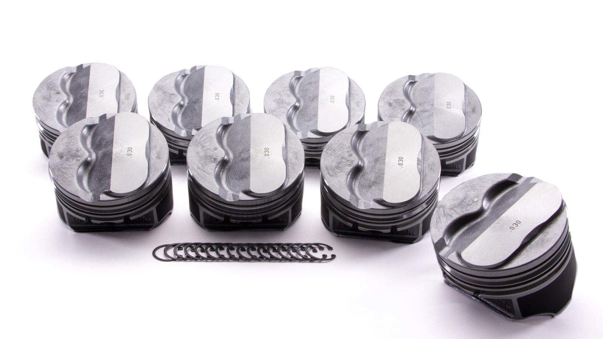 SBC Domed Piston Set 4.030 Bore +4cc - 9904HC030