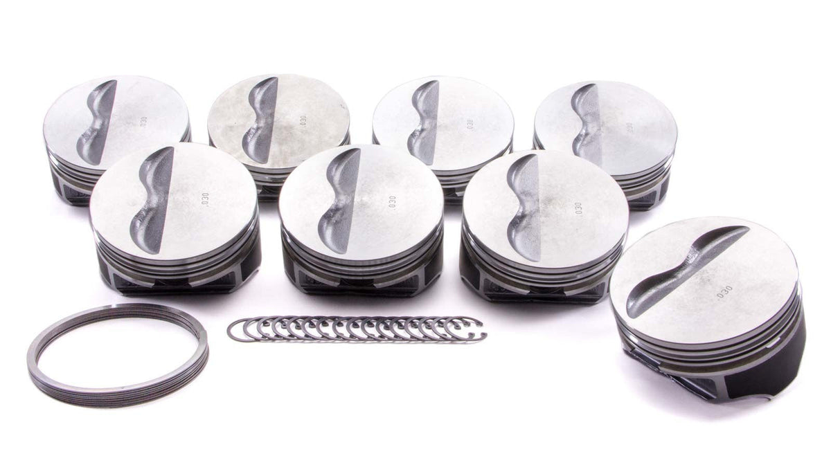 SBC F/T Piston Set 4.030 Bore -5cc - 9909HC030