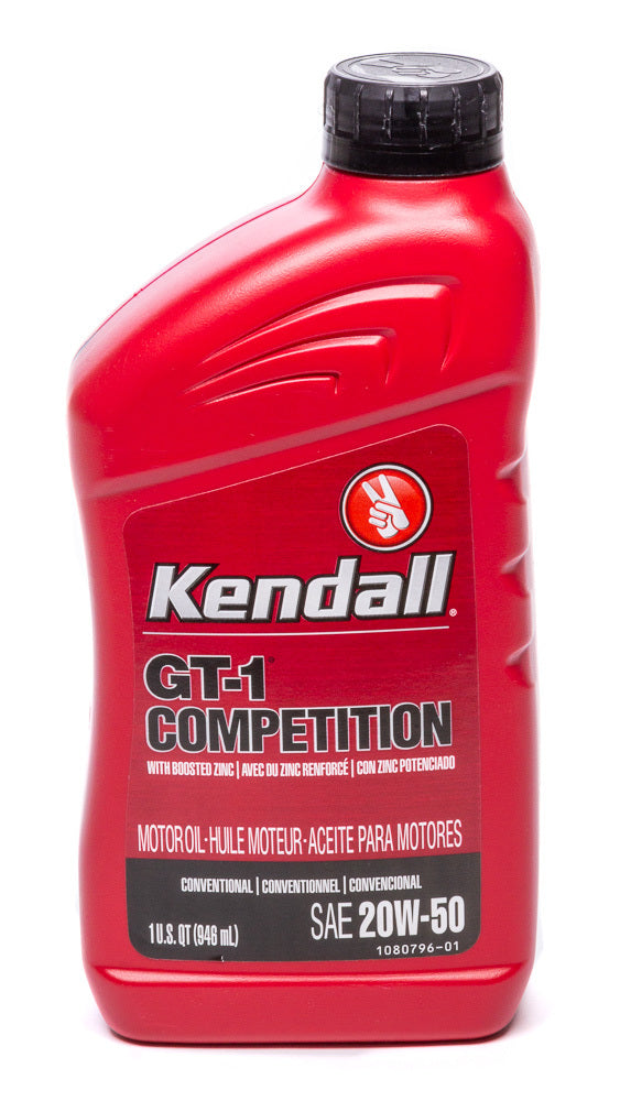 Kendall 20w50 GT-1 High Performance Oil 1qt - 1081174