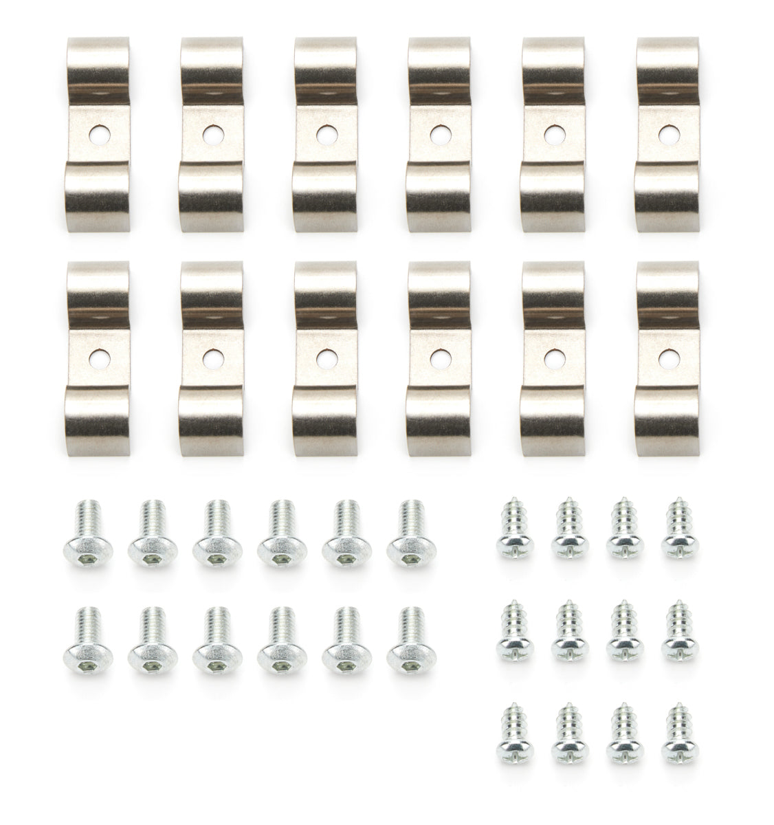 1/2in Stainless Steel Double Line Clamps 12Pk - KICLC2500