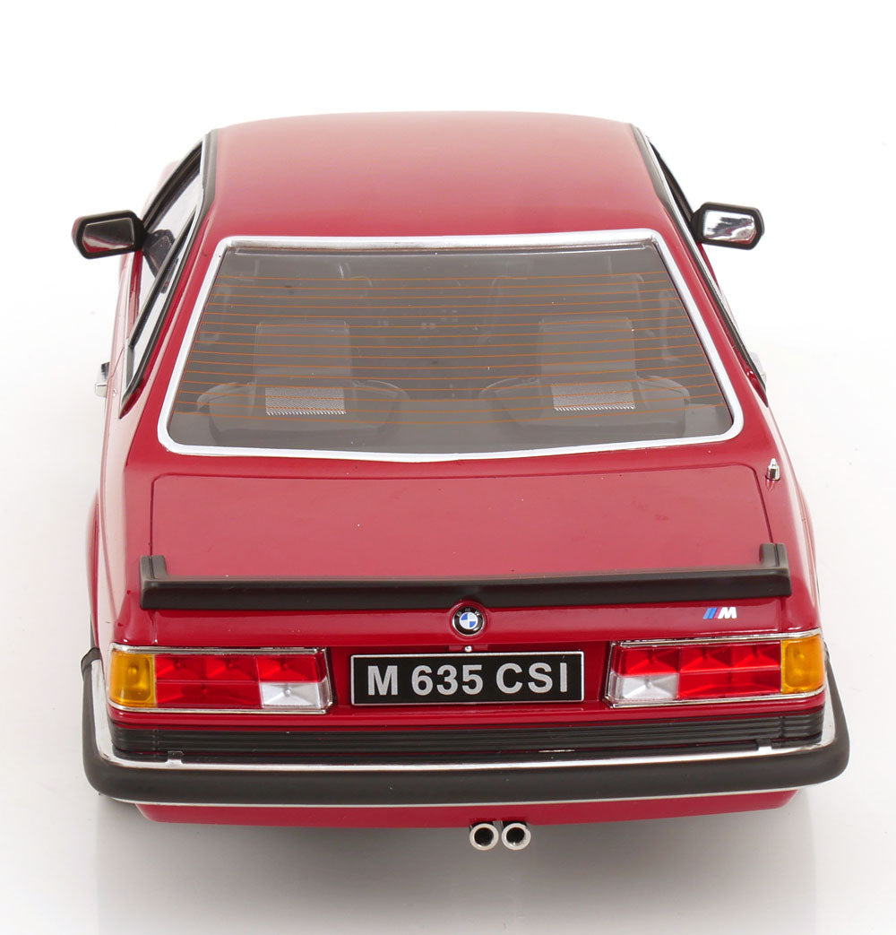 KK-Scale 1987 BMW M635 CSi (E24) Coupe Dark Red Metallic 1:12