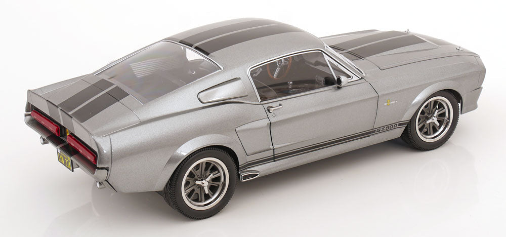 KK Scale 1967 Ford Mustang Shelby GT500 "Eleanor" Grey w/ Black Stripes 1:12