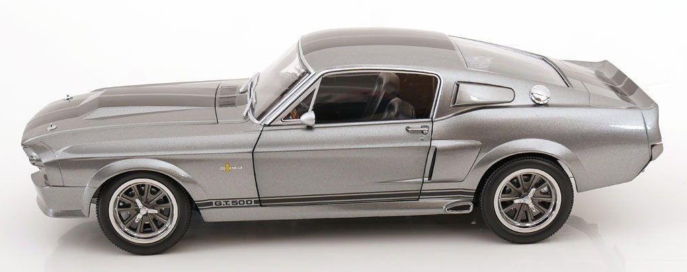 KK Scale 1967 Ford Mustang Shelby GT500 "Eleanor" Grey w/ Black Stripes 1:12