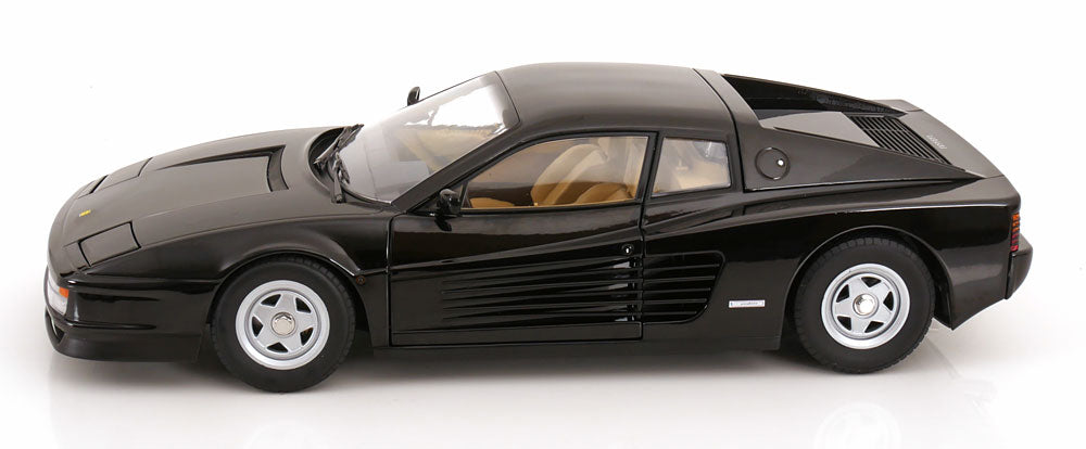 KK Scale 1986 Ferrari Testarossa Black Monospecchio European Version 1:12