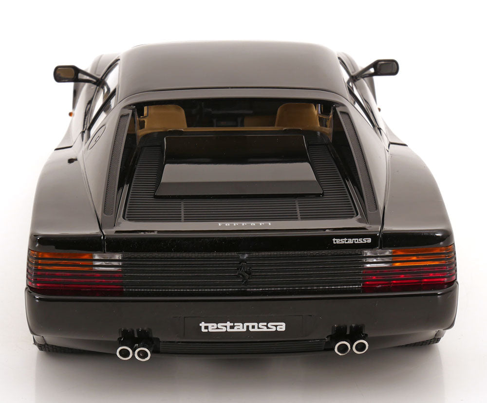 KK Scale 1986 Ferrari Testarossa Black Monospecchio European Version 1:12