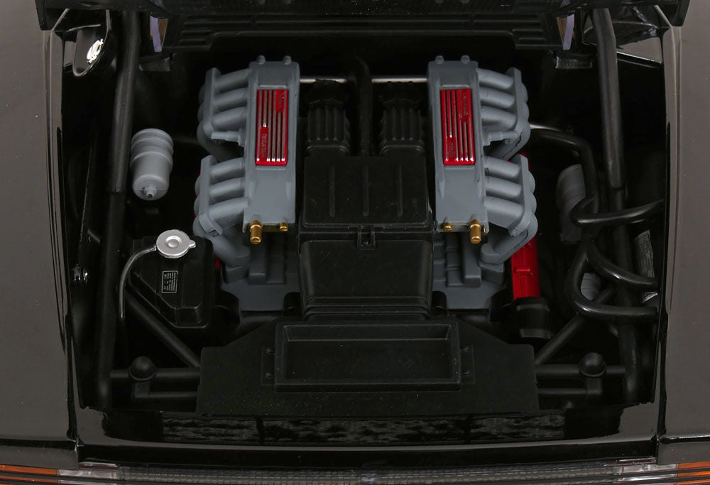 KK Scale 1986 Ferrari Testarossa Black Monospecchio European Version 1:12