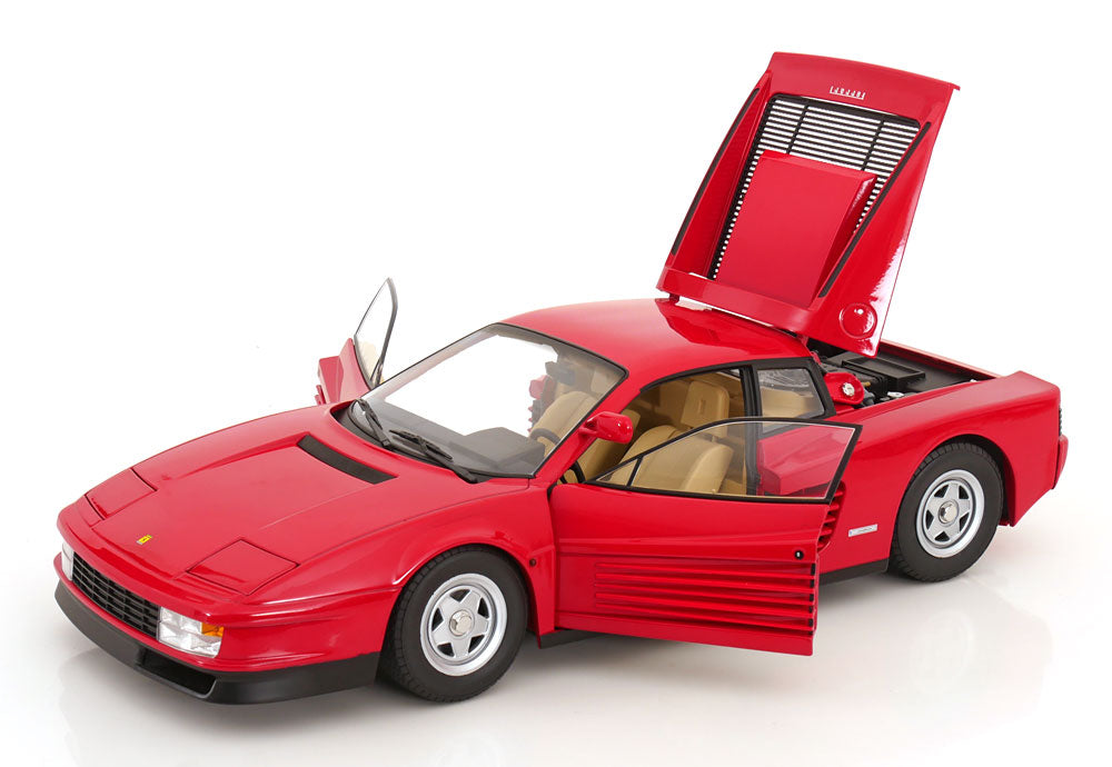 KK Scale 1984 Ferrari Testarossa Red Monospecchio US Version 1:12
