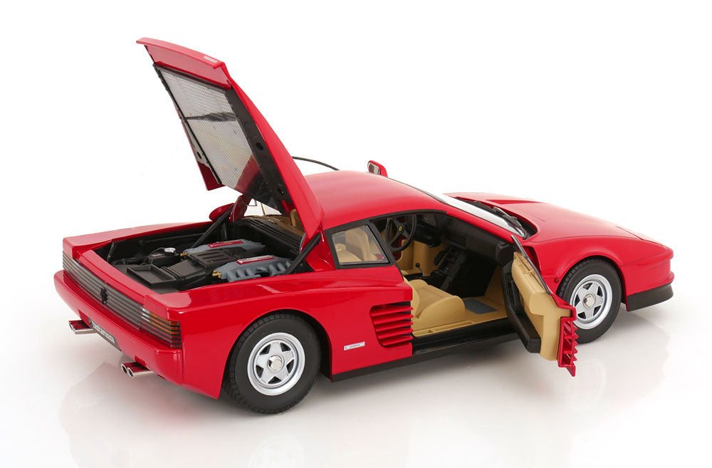 KK Scale 1984 Ferrari Testarossa Red Monospecchio US Version 1:12