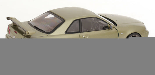 STM Diecast KK Scale 2001 Nissan Skyline GT-R R34 V-Spec II Jade Green Metallic 1:12 - View 2