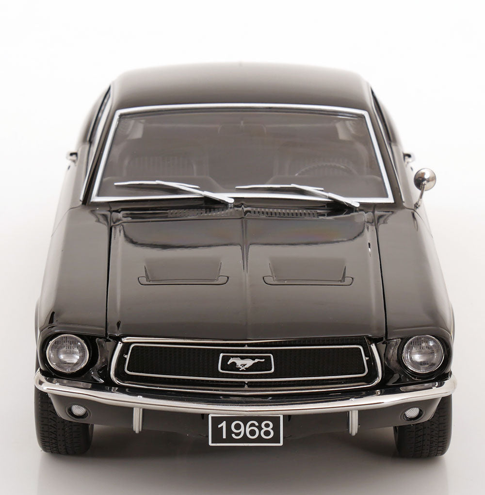 KK Scale 1968 Ford Mustang GT Fastback Black 1:12