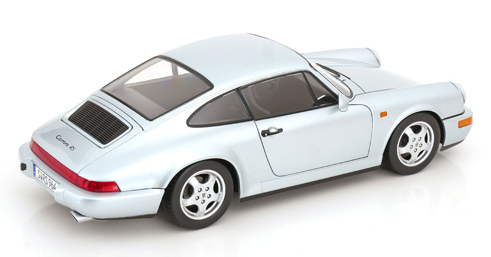 KK Scale 1992 Porsche 911 (964) RS Coupe w/ Cup Wheels Polar Silver 1:12