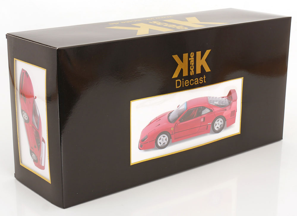 KK Scale 1987 Ferrari F40 Rosso Corsa 1:12