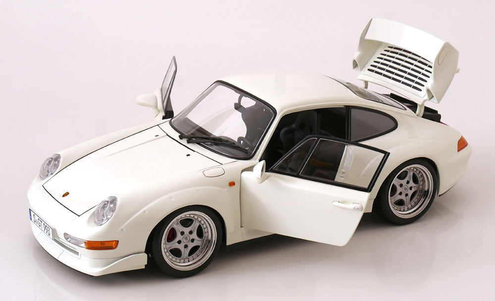 KK Scale 1996 Porsche 911 993 GT2 w/ Speedline Wheels White 1:12