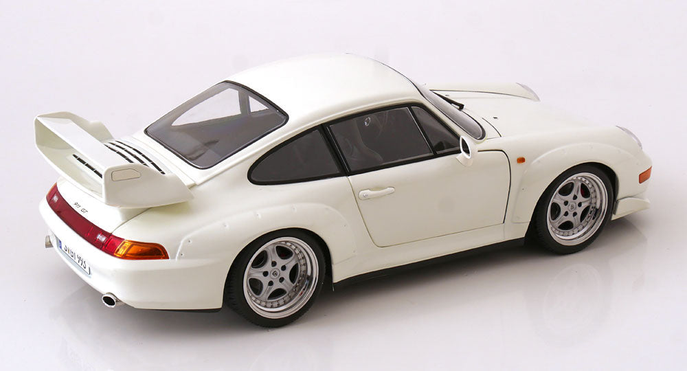 KK Scale 1996 Porsche 911 993 GT2 w/ Speedline Wheels White 1:12