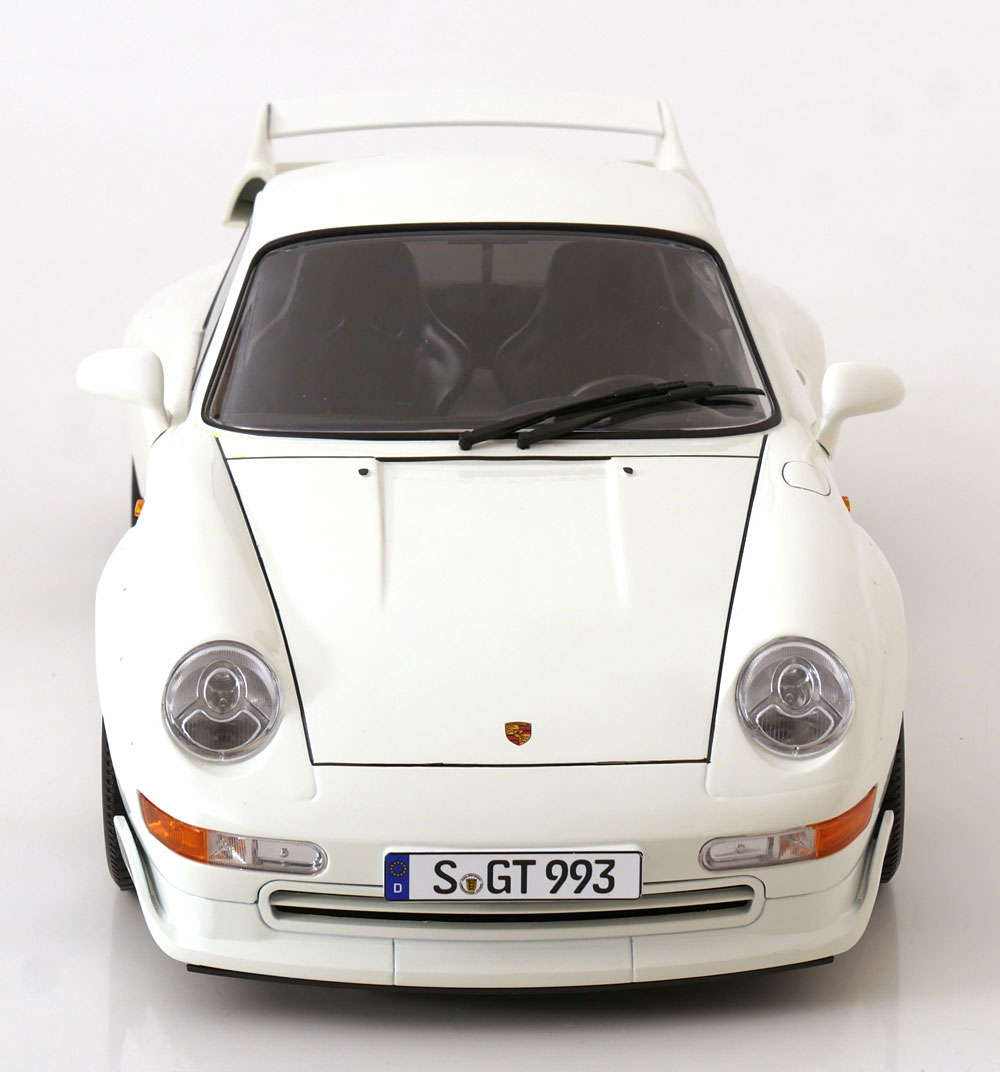 KK Scale 1996 Porsche 911 993 GT2 w/ Speedline Wheels White 1:12