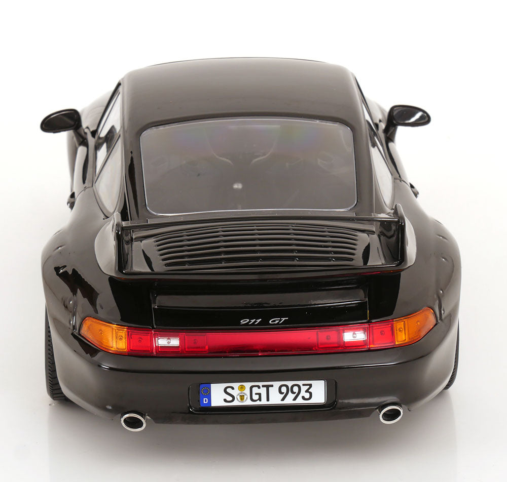 KK Scale 1996 Porsche 911 993 GT2 w/ Speedline Wheels Black 1:12