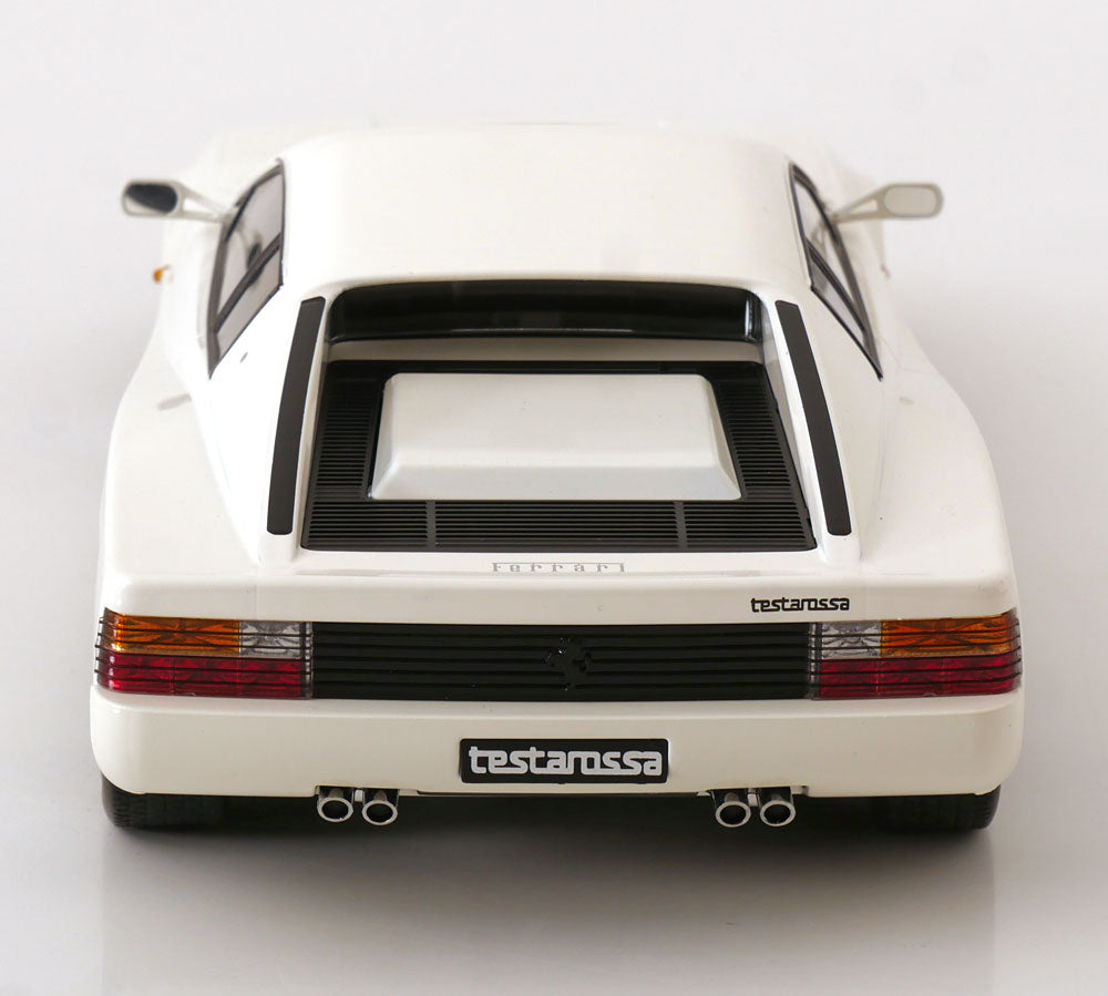KK Scale 1986 Ferrari Testarossa European Version White 1:18