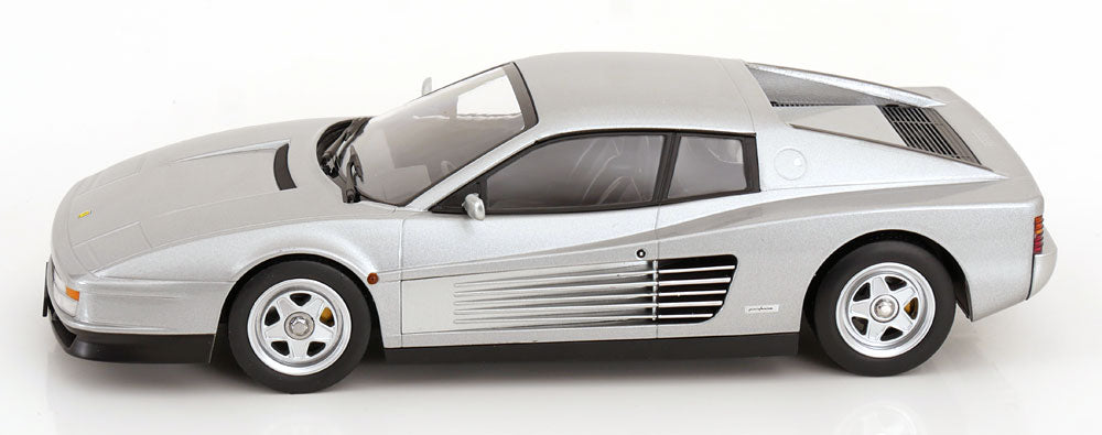 KK Scale 1986 Ferrari Testarossa European Version Silver 1:18