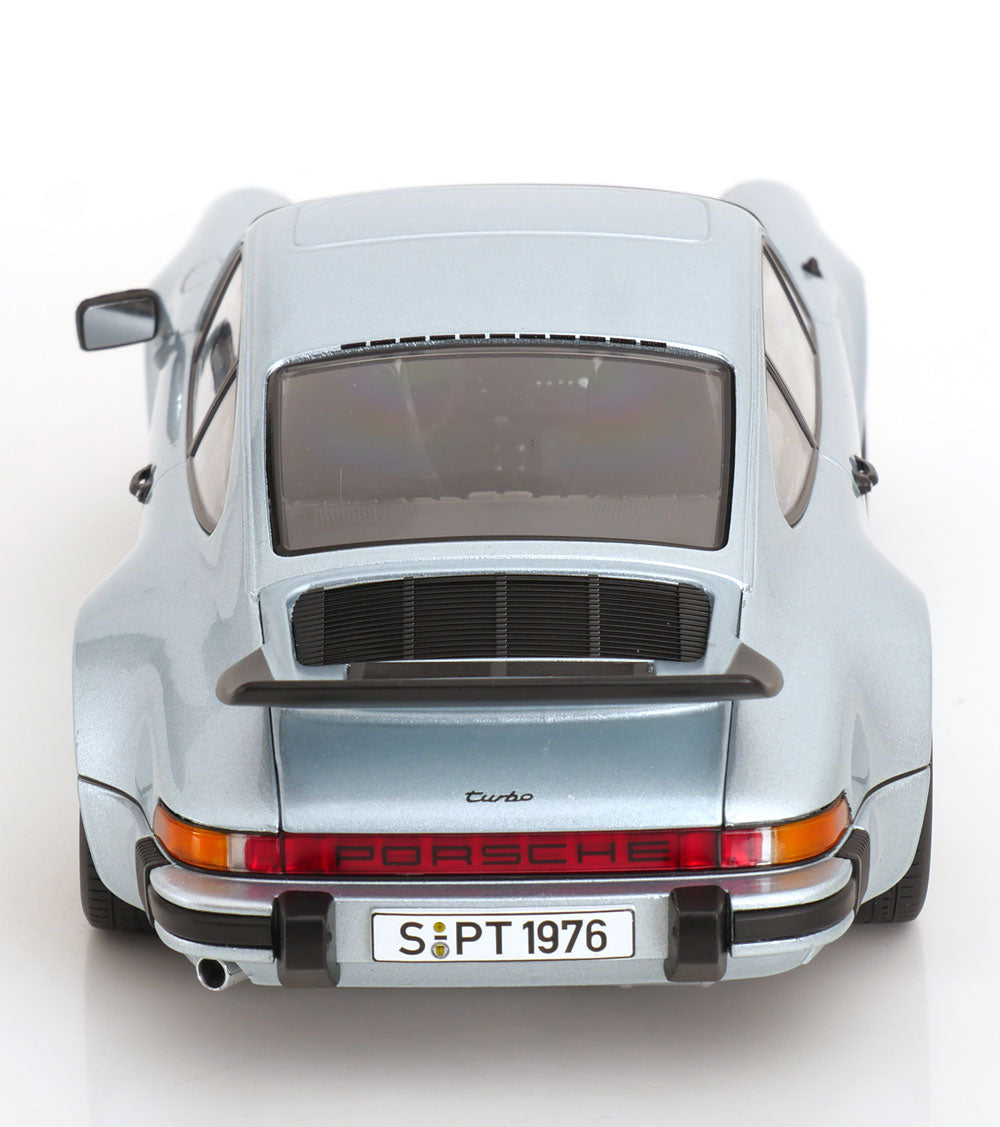 KK Scale 1976 Porsche 911 930 Turbo 3.0 Polar Silver 1:18