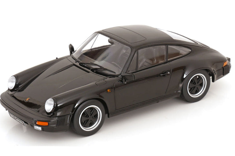 STM Diecast KK Scale 1983 Porsche 911 SC Coupe G Series Black 1:18