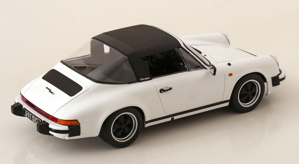 KK Scale 1983 Porsche 911 SC Targa w/ Removable Roof G Series White 1:18