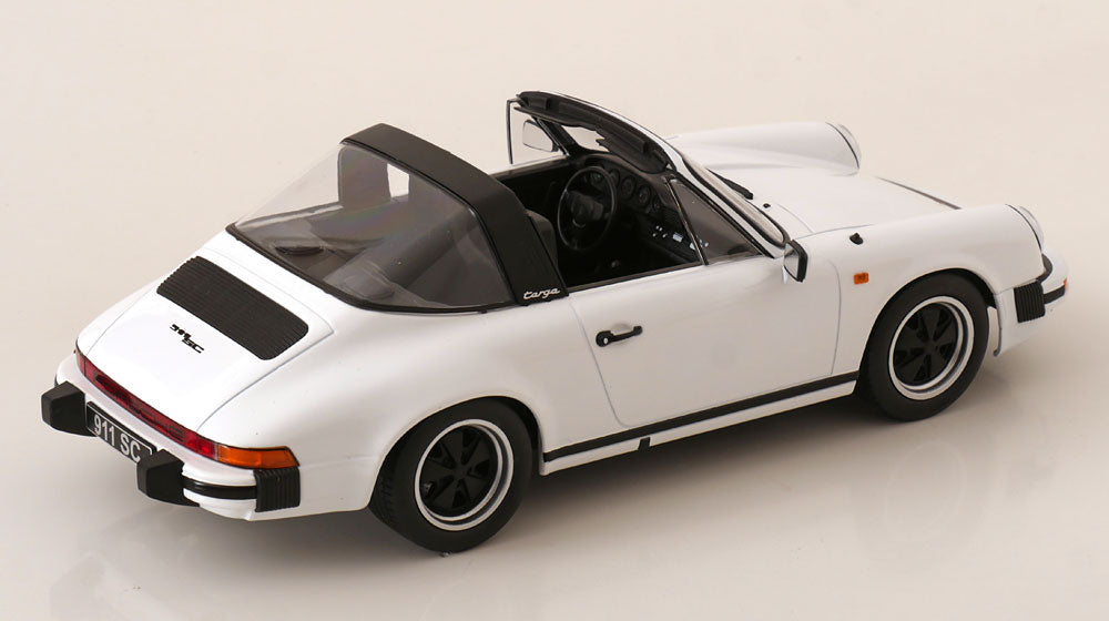 KK Scale 1983 Porsche 911 SC Targa w/ Removable Roof G Series White 1:18
