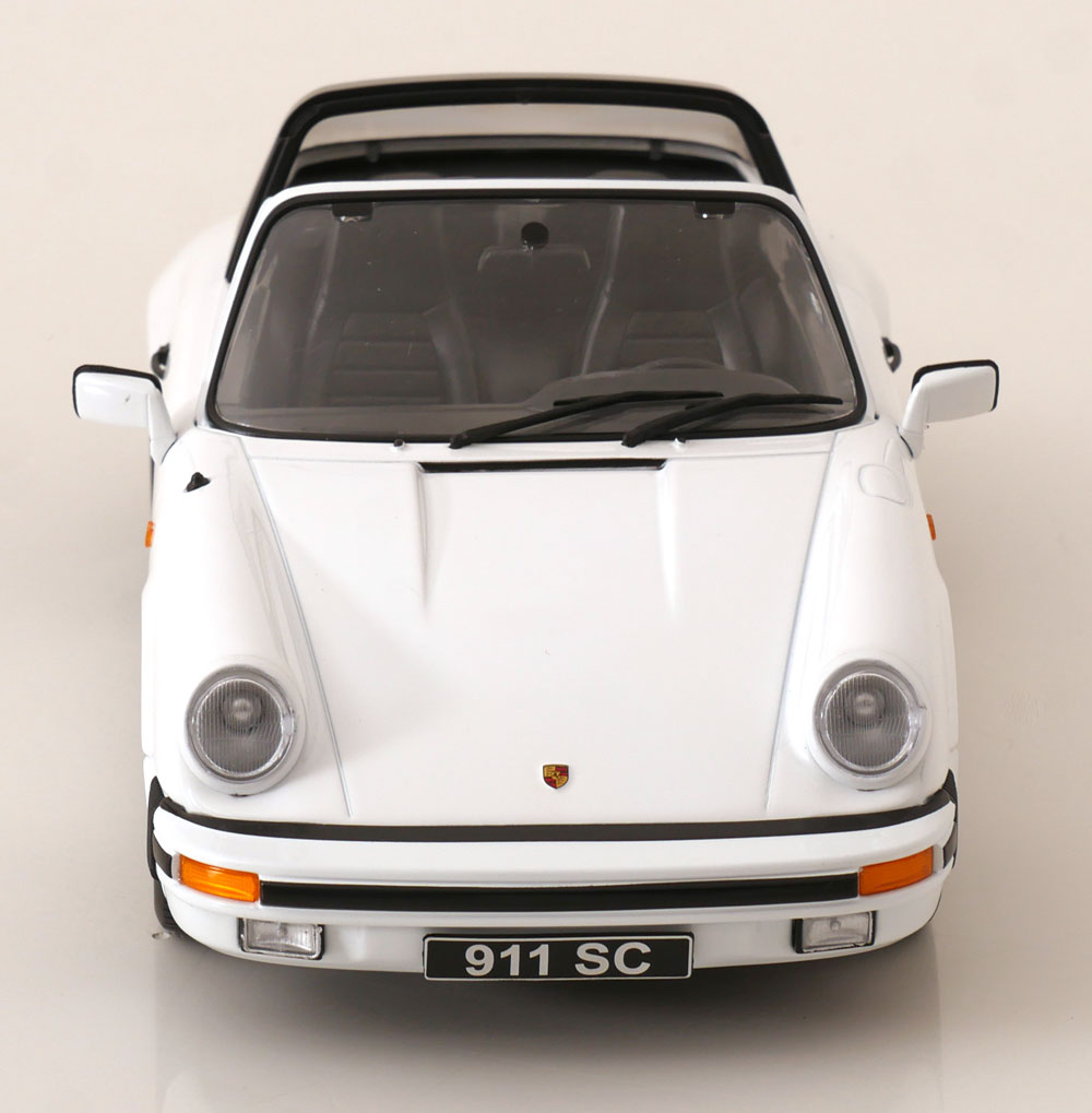KK Scale 1983 Porsche 911 SC Targa w/ Removable Roof G Series White 1:18