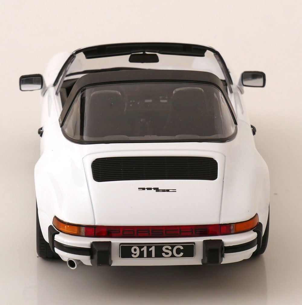 KK Scale 1983 Porsche 911 SC Targa w/ Removable Roof G Series White 1:18