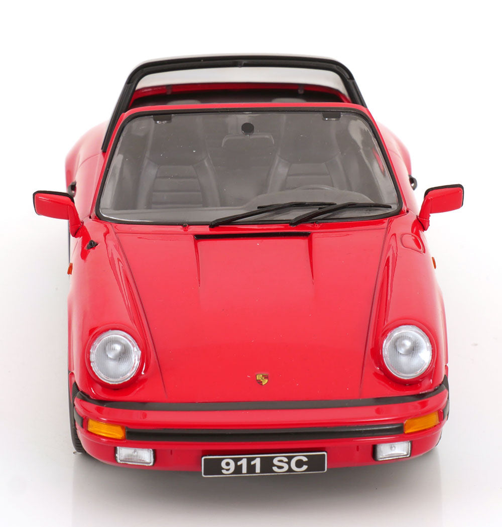KK Scale 1983 Porsche 911 SC Targa w/ Removable Roof G Series Guards Red 1:18