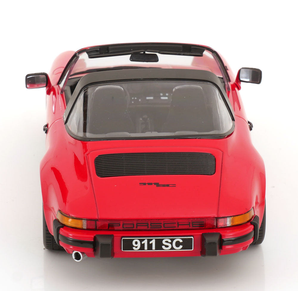 KK Scale 1983 Porsche 911 SC Targa w/ Removable Roof G Series Guards Red 1:18