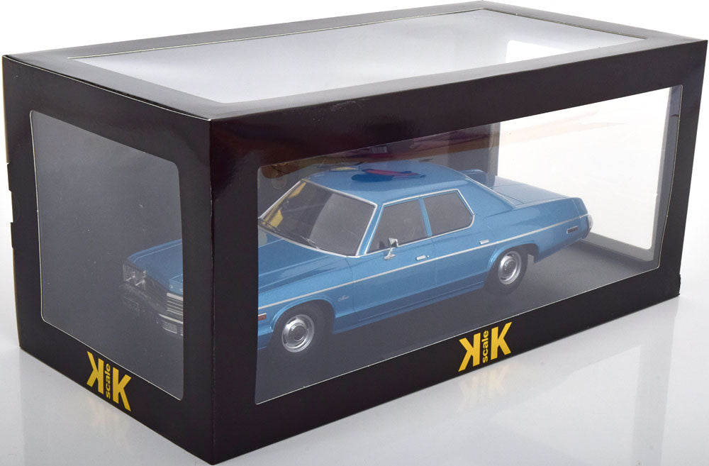 KK Scale 1974 Dodge Monaco Blue Metallic 1:18