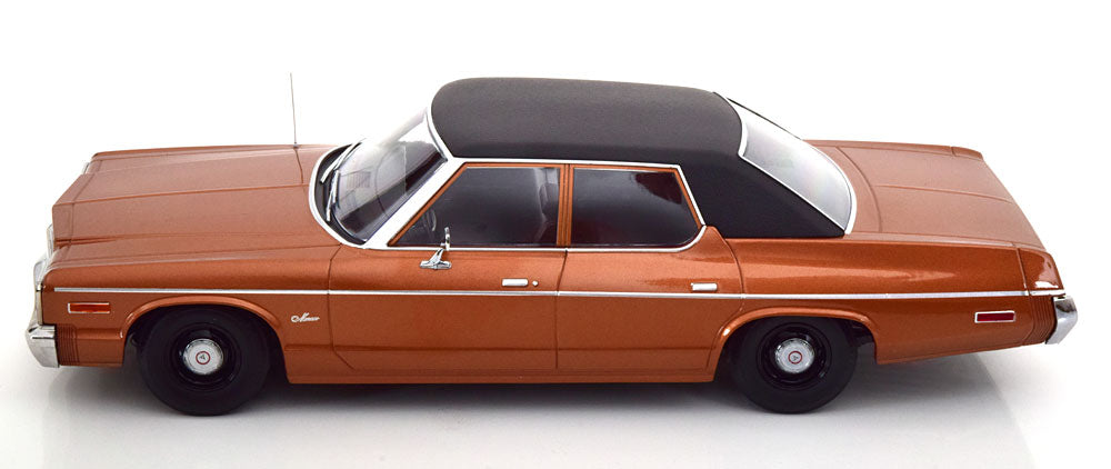 KK Scale 1974 Dodge Monaco Brown Metallic 1:18