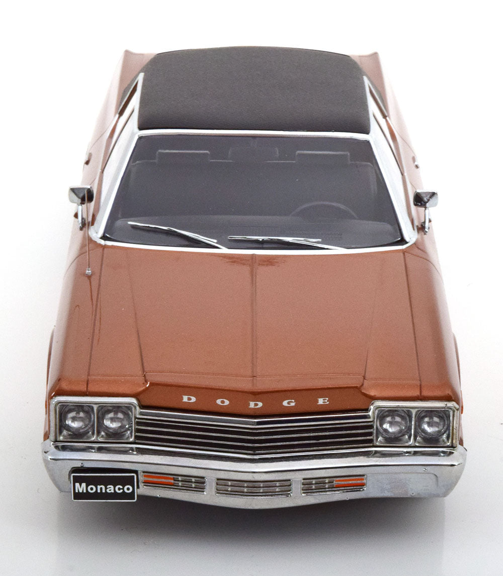 KK Scale 1974 Dodge Monaco Brown Metallic 1:18
