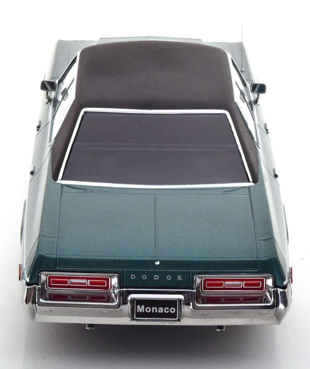 KK Scale 1974 Dodge Monaco Green Blue Metallic 1:18