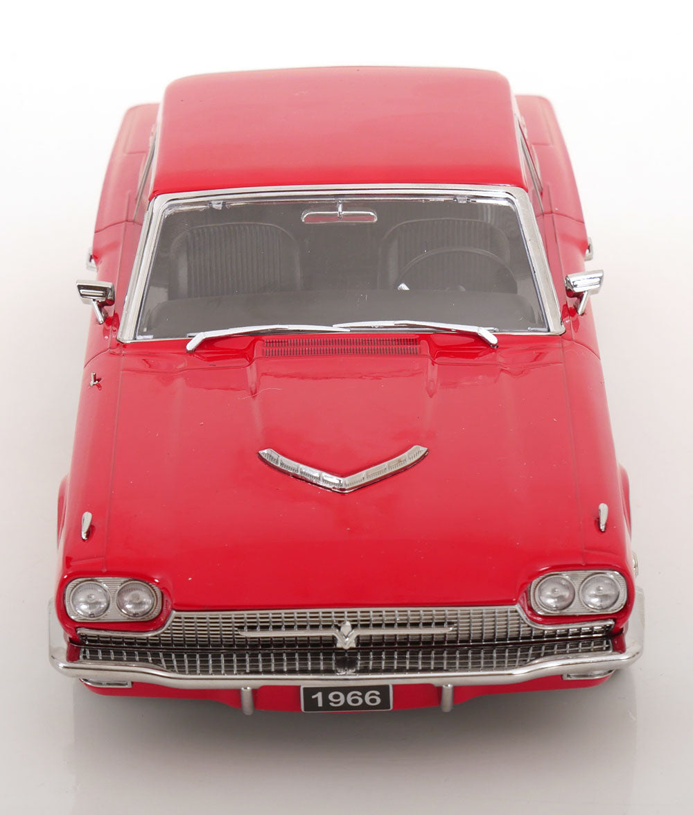 KK Scale 1966 Ford Thunderbird Hardtop Coupe Red 1:18