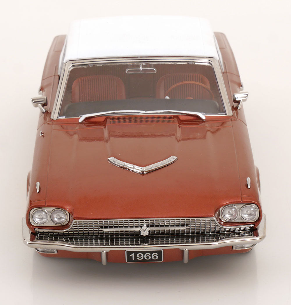 KK Scale 1966 Ford Thunderbird Coupe Copper Metallic 1:18