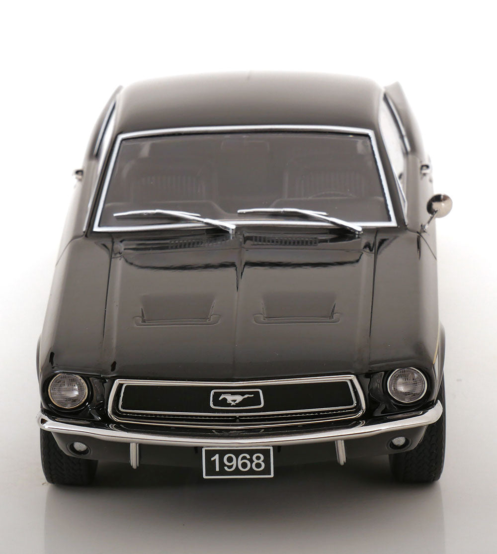 KK Scale 1968 Ford Mustang GT Fastback Black 1:18
