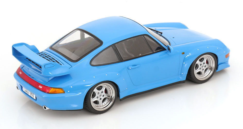 KK Scale 1996 Porsche 911 993 GT2 w/ Speedline Wheels Riviera Blue 1:18