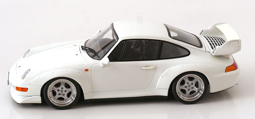 KK Scale 1996 Porsche 911 993 GT2 w/ Speedline Wheels White 1:18