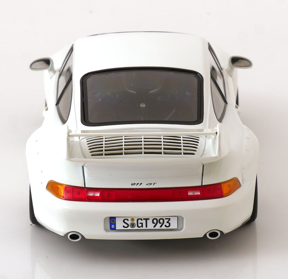 KK Scale 1996 Porsche 911 993 GT2 w/ Speedline Wheels White 1:18